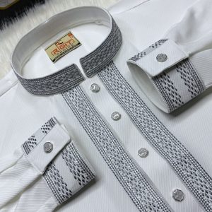 অফ-হোয়াইট অরিজিনাল চায়না চেলি পাঞ্জাবী।